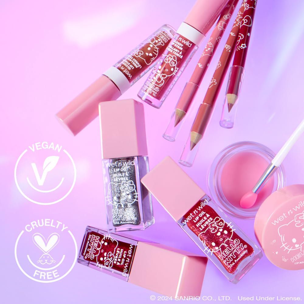 Amazon.com : wet n wild Hello Kitty Glossy Lip Stain, Warm Apple